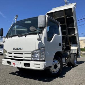 2007 Isuzu Elf Truck white diesel used car Japan export