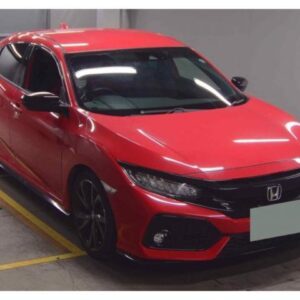 2018 Honda Civic red gasoline used car Japan export