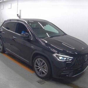 2021 Mercedes Amg Gla-Class black gasoline used car Japan export