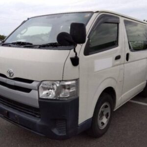2020 Toyota Hiace Van white gasoline used car Japan export