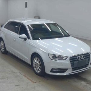 2015 Audi A3 white gasoline used car Japan export