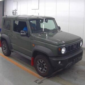 2023 Suzuki Jimny Sierra green gasoline used car Japan export