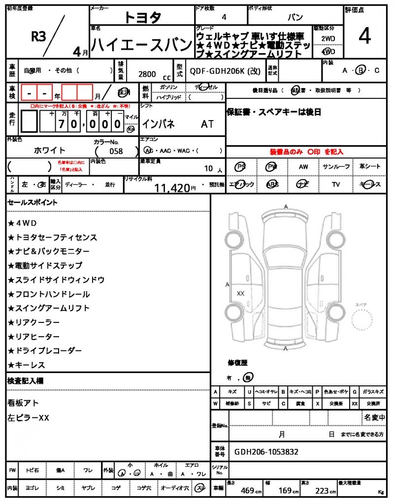 Ref:AUX-24321280 TOYOTA HIACE VAN 2021 11 Ref:AUX-24321280 TOYOTA HIACE VAN 2021 - Image 11