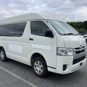 2021 Toyota Hiace Van white diesel used car Japan export