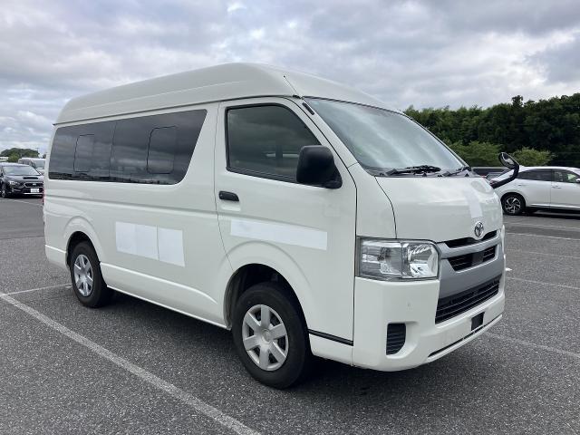 Ref:AUX-24321280 TOYOTA HIACE VAN 2021 1 2021 Toyota Hiace Van white diesel used car Japan export