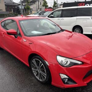 2015 Toyota 86 red gasoline used car Japan export