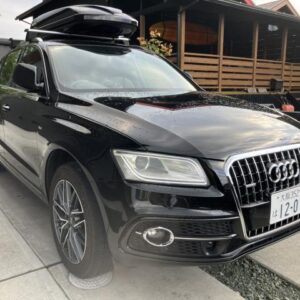 2016 Audi Q5 black gasoline used car Japan export