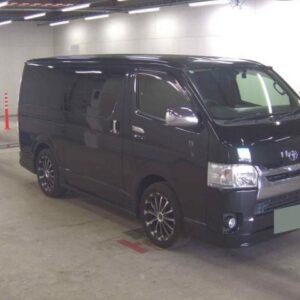 2016 Toyota Regius Ace Van black diesel used car Japan export