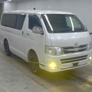 2011 Toyota Hiace Van pearl diesel used car Japan export