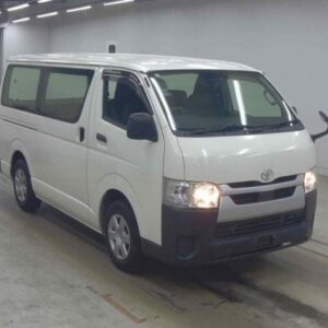 2021 Toyota Hiace Van white diesel used car Japan export