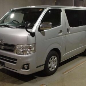 2012 Toyota Regius Ace Van silver gasoline used car Japan export