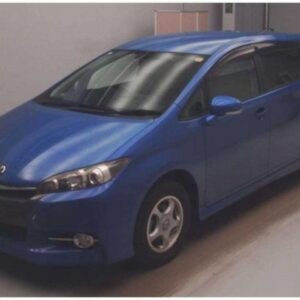 2017 Toyota Wish blue gasoline used car Japan export