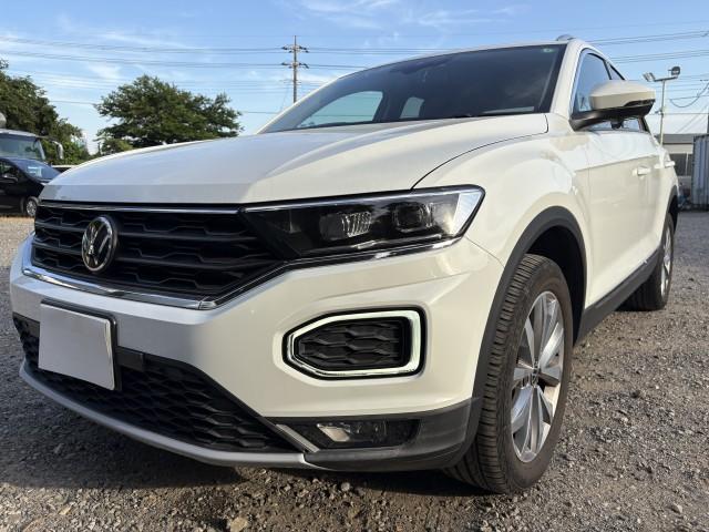 Ref:AUX-24326131 VOLKSWAGEN T-ROC 2021 1 2021 Volkswagen T-Roc white gasoline used car Japan export