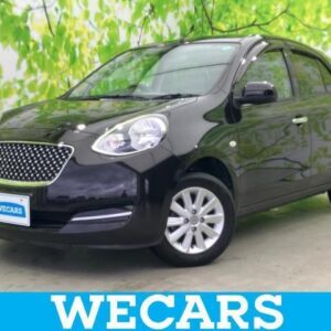 2017 Nissan March purple gasoline used car Japan export