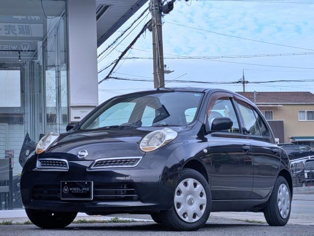 Ref:AUX-24338822 NISSAN MARCH 2009 1 2009 Nissan March black gasoline used car Japan export