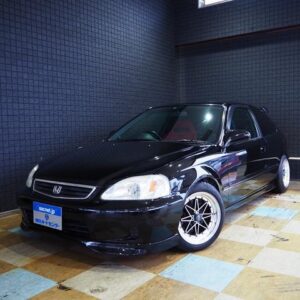 1999 Honda Civic black gasoline used car Japan export