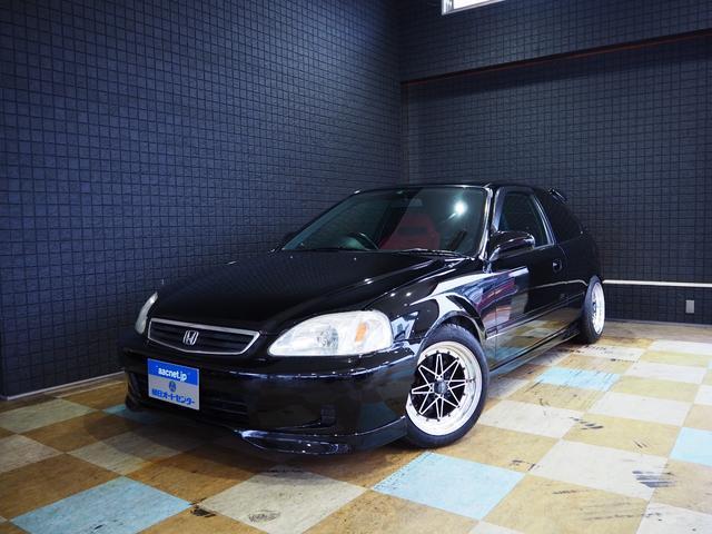 Ref:AUX-24339983 HONDA CIVIC 1999 1 1999 Honda Civic black gasoline used car Japan export