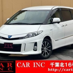 2016 Toyota Estima Hybrid pearl hybrid used car Japan export