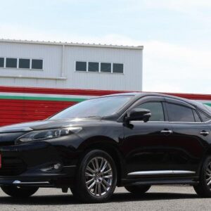 2014 Toyota Harrier black gasoline used car Japan export