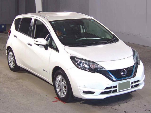 Ref:AUX-24340690 NISSAN NOTE 2019 1 2019 Nissan Note pearl gasoline used car Japan export