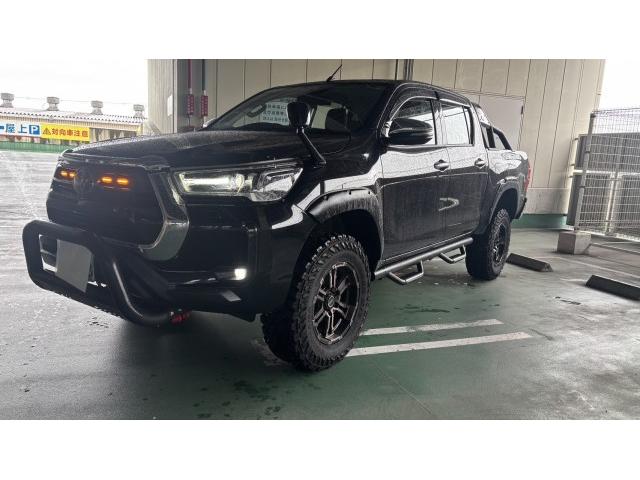Ref:AUX-24340935 TOYOTA HILUX 2023 1 2023 Toyota Hilux black diesel used car Japan export