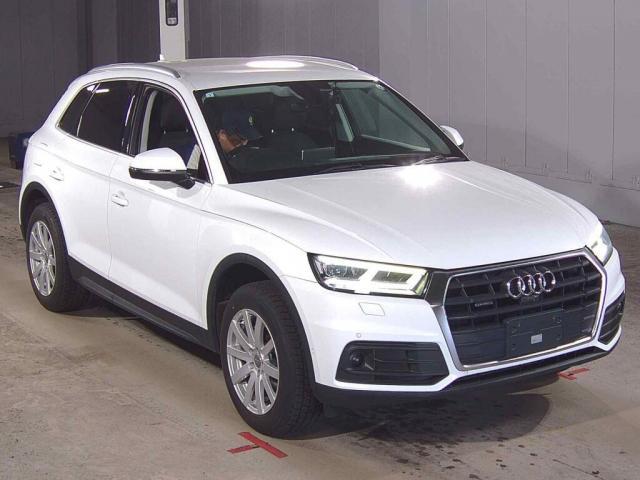 Ref:AUX-24341016 AUDI Q5 2018 1 2018 Audi Q5 white gasoline used car Japan export