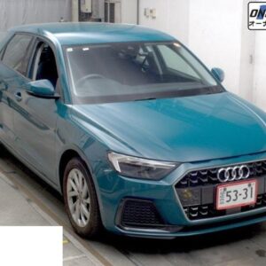 2021 Audi A1 Sportback green gasoline used car Japan export