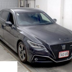 2020 Toyota Crown black gasoline used car Japan export