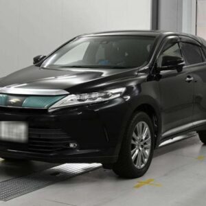 2018 Toyota Harrier black gasoline used car Japan export