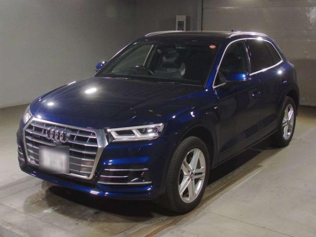 Ref:AUX-24341290 AUDI Q5 2018 1 2018 Audi Q5 blue gasoline used car Japan export