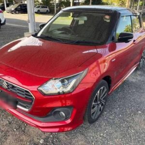 2021 Suzuki Swift red gasoline used car Japan export