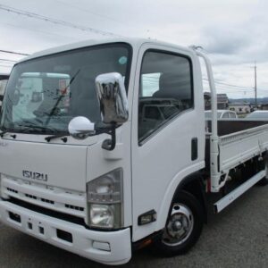 2007 Isuzu Elf Truck white diesel used car Japan export