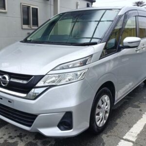 2019 Nissan Serena silver gasoline used car Japan export