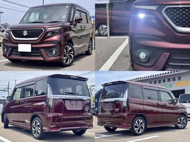 Ref:AUX-24341425 SUZUKI SOLIO BANDIT 2021 1 2021 Suzuki Solio Bandit wine gasoline used car Japan export