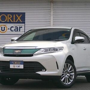 2019 Toyota Harrier Hybrid white hybrid used car Japan export