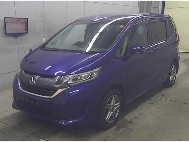 Ref:AUX-24345480 HONDA FREED 2017 1 2017 Honda Freed blue gasoline used car Japan export