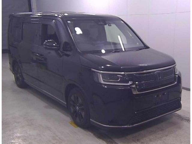 Ref:AUX-24345495 HONDA STEPWAGON 2023 1 2023 Honda Stepwagon black gasoline used car Japan export