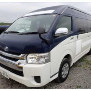 2014 Toyota Hiace Wagon white gasoline used car Japan export