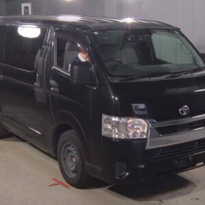 2020 Toyota Hiace Van black diesel used car Japan export