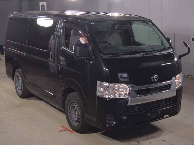 Ref:AUX-24345855 TOYOTA HIACE VAN 2020 1 2020 Toyota Hiace Van black diesel used car Japan export