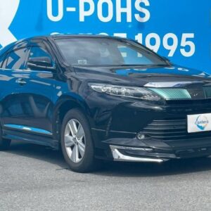 2018 Toyota Harrier black gasoline used car Japan export