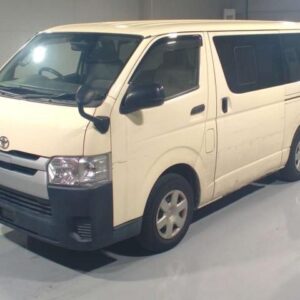 2018 Toyota Hiace Van yellow gasoline used car Japan export