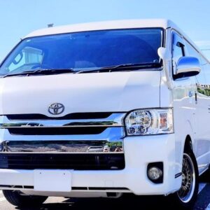 2015 Toyota Hiace Wagon pearl gasoline used car Japan export