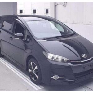2017 Toyota Wish black gasoline used car Japan export