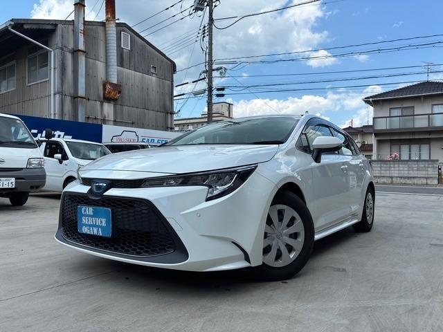 Ref:AUX-24354849 TOYOTA COROLLA TOURING 2021 1 2021 Toyota Corolla Touring white hybrid used car Japan export