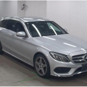 2015 Mercedes Benz C-Class Stationwagon silver gasoline used car Japan export