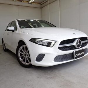 2021 Mercedes Benz A-Class white gasoline used car Japan export