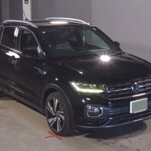 2021 Volkswagen T-Cross black gasoline used car Japan export
