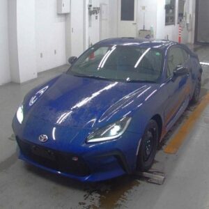 2023 Toyota Gr86 blue gasoline used car Japan export