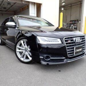 2017 Audi S8 Plus black gasoline used car Japan export